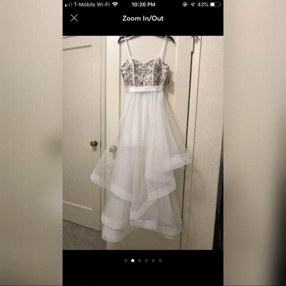 White Formal Dress - Picture 2 of 6